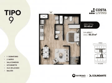 Departamento · Piso 1